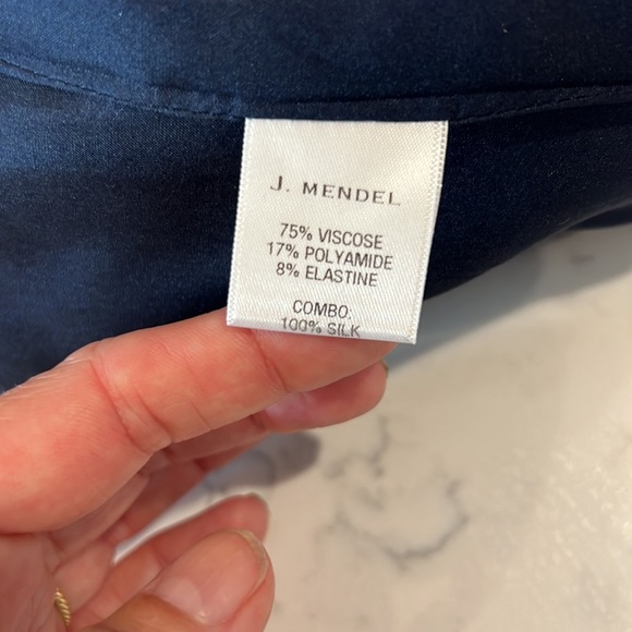 J. Mendel dress. Gorgeous royal blue. Sz 4 - Picture 6 of 8